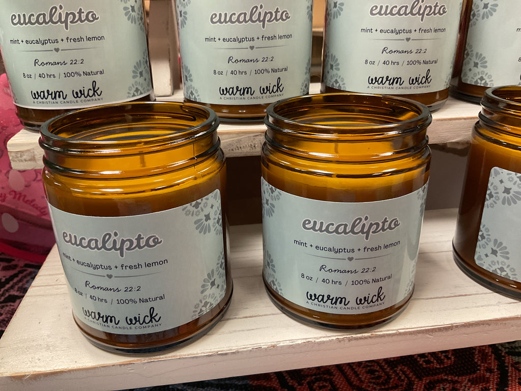 Eucalipto Eucalyptus & Mint 8 oz Soy Candle