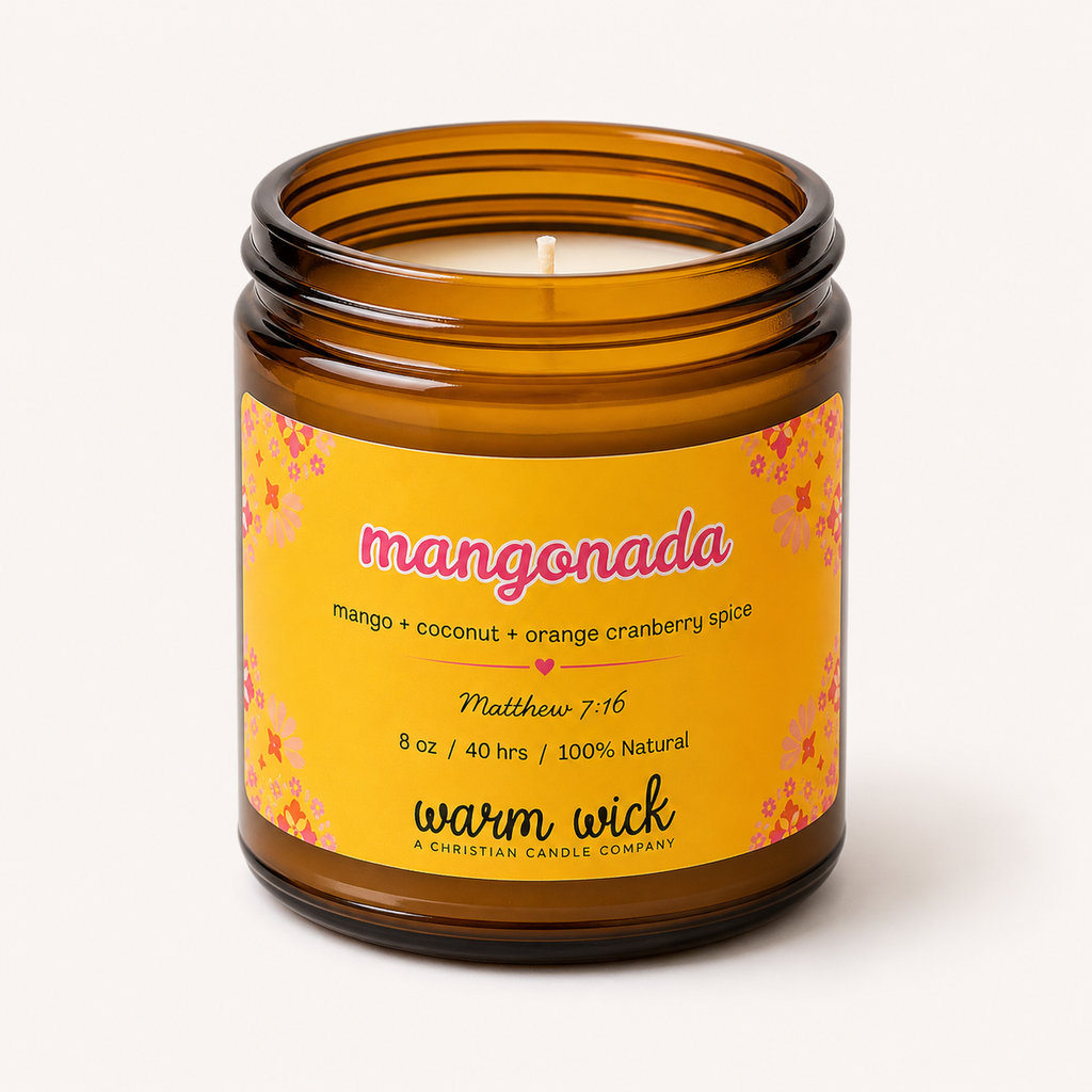 Mangonada Mango Coconut Orange 8 oz Soy Candle