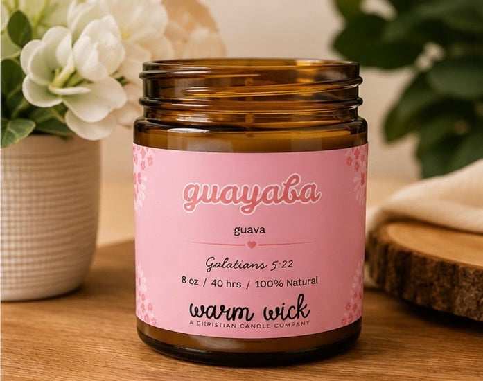 Guayaba Guava 8 oz Soy Candle