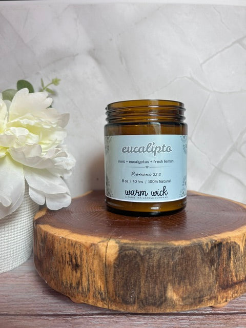 Eucalipto Eucalyptus & Mint 8 oz Soy Candle