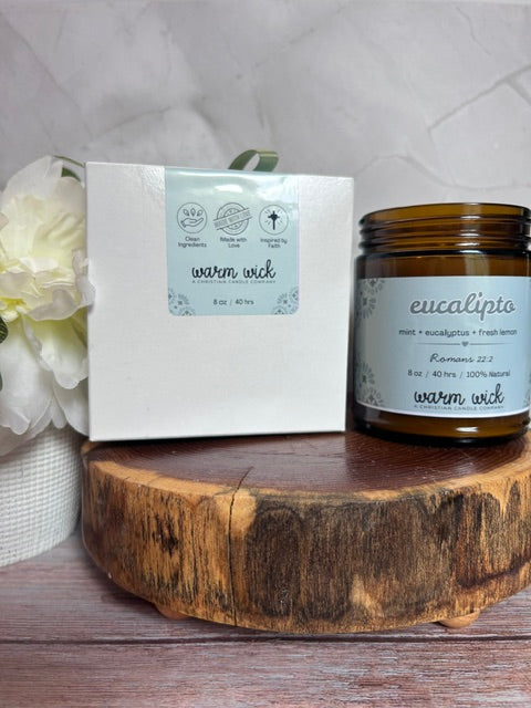 Eucalipto Eucalyptus & Mint 8 oz Soy Candle